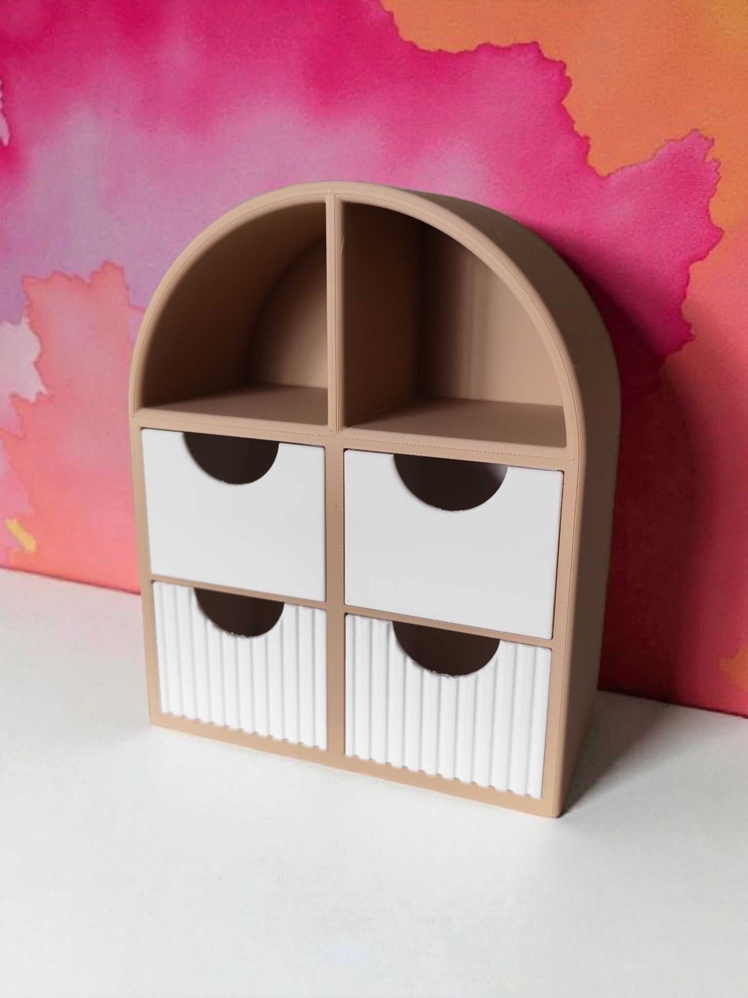 Small Jewelry Shelf with Drawers - View 1